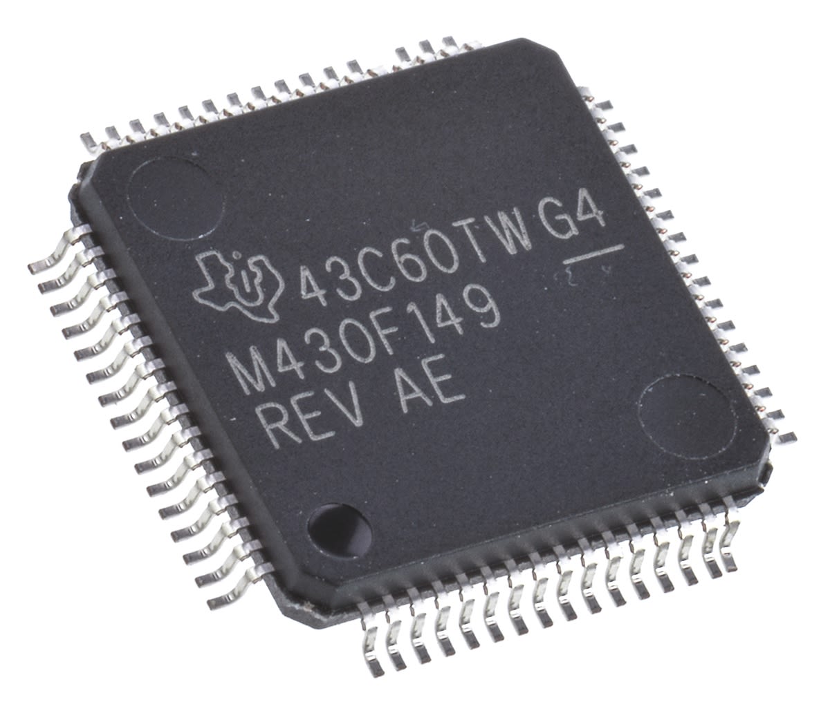 Mikrokontrolér 16bit MSP430 8MHz 256 B, 60 kB Flash 2 kB RAM, počet kolíků: 64, LQFP