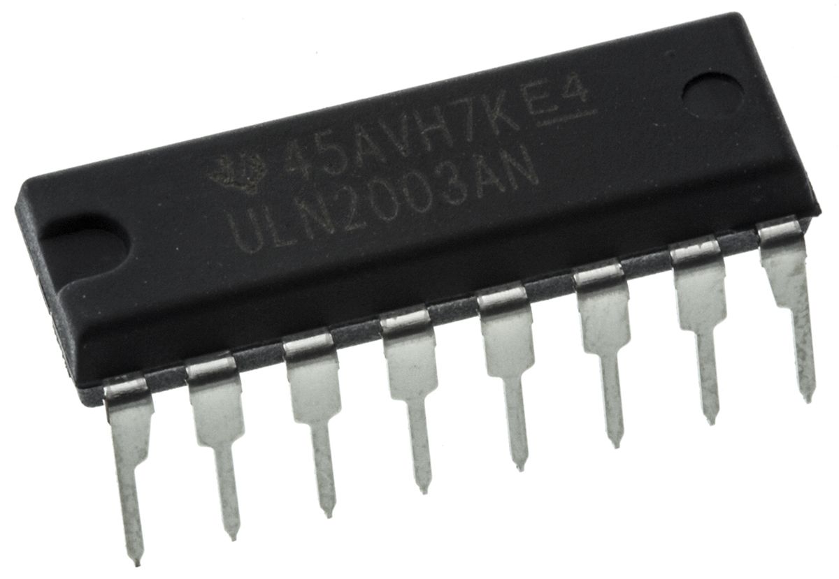 Texas Instruments ULN2003AN, 7-element NPN Darlington Transistor, 500 mA 50 V, 16-Pin PDIP