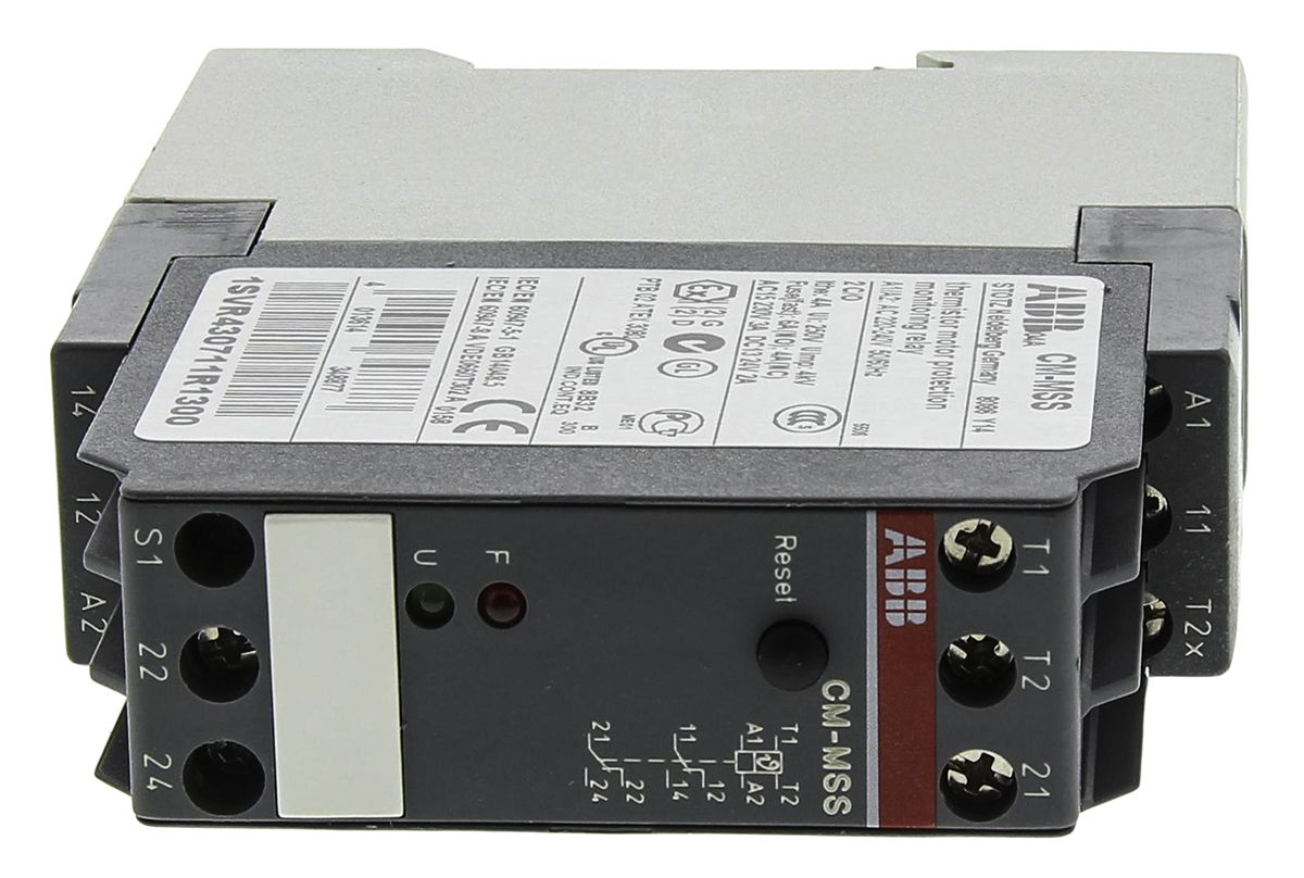 1SVR430711R1300 ABB Temperature Monitoring Relay, DPDT RS
