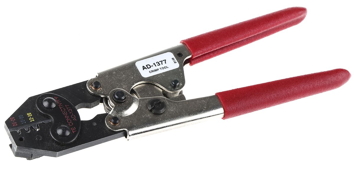 TE Connectivity AD Hand Ratcheting Crimping Tool for MiniSeal Splices, 0.15 3.37mm² Wire