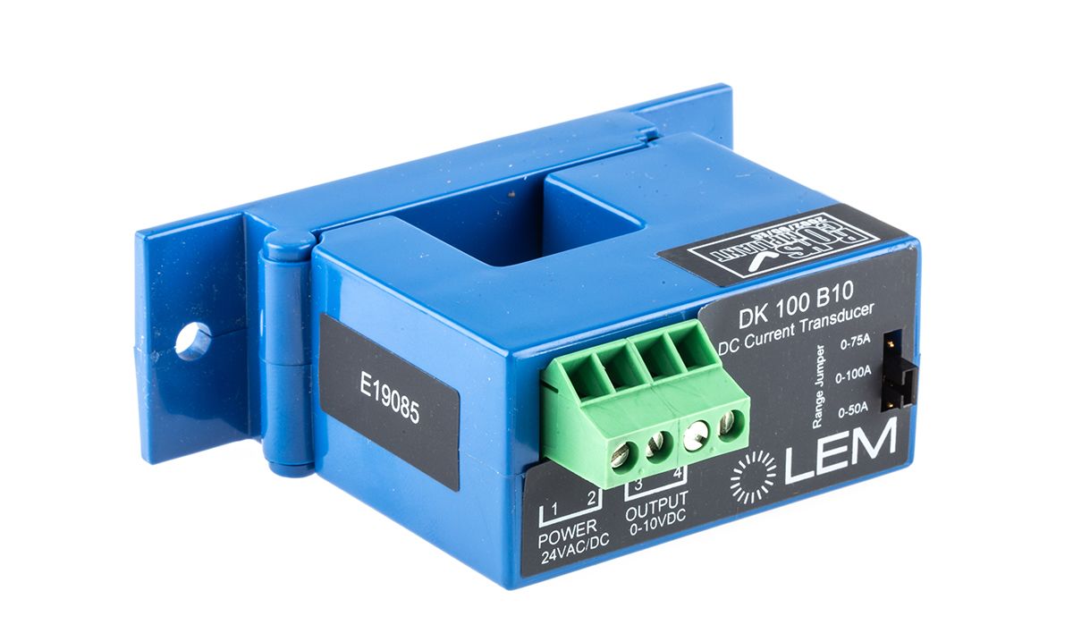 DK 100 B10 LEM DK Series Current Transformer, 100A Input, 1001, 21