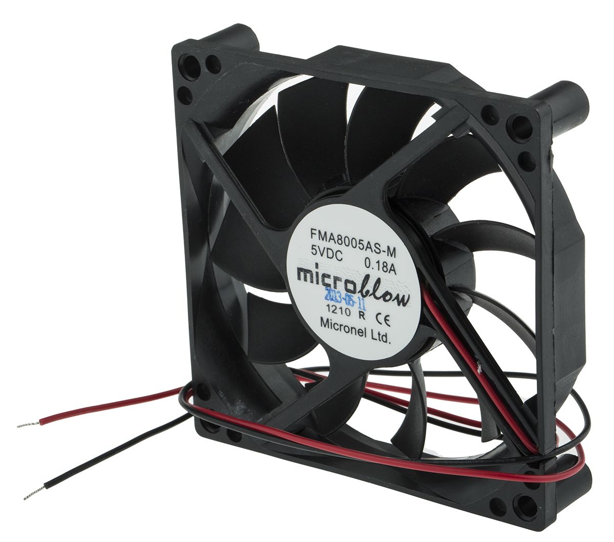 Micronel FMA Series Axial Fan, 5 V dc, DC Operation, 36m³/h, 1.25W