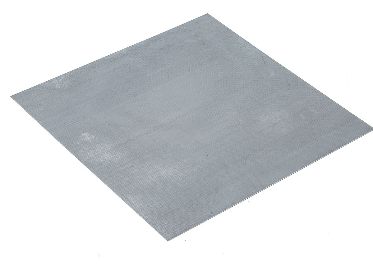 Galvanised Steel Perforated Metal Sheet, 500mm L, 500mm W, 0.7mm