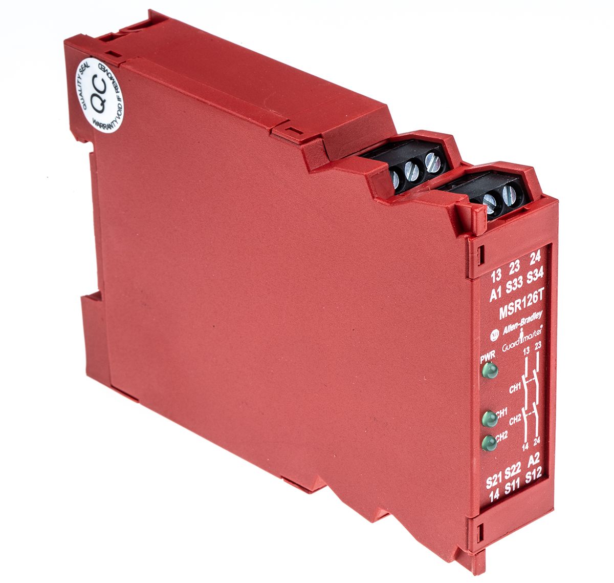 Rockwell Automation MSR126T Series Single-Channel Light Beam/Curtain, Safety Switch/Interlock Safety Relay, 24V ac/dc,
