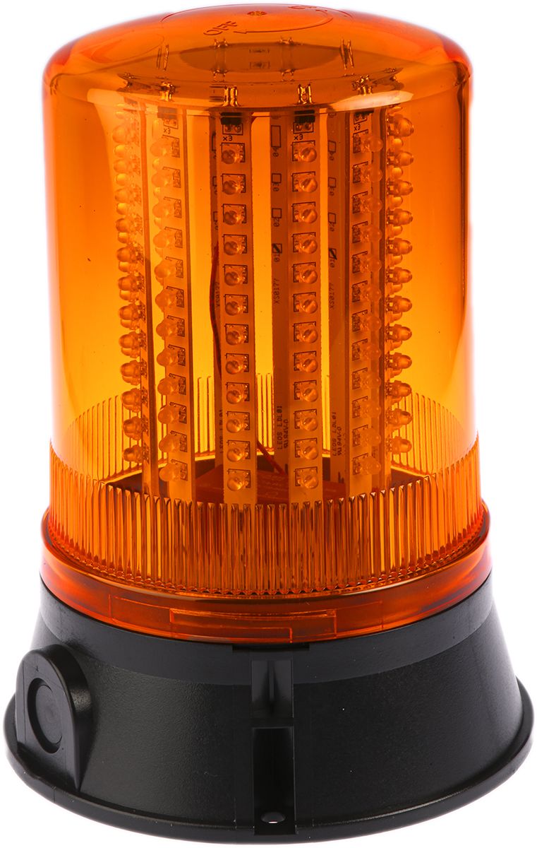Moflash LED400 Series Amber Multiple Effect Beacon, 115 → 230 V ac, Surface Mount, LED Bulb, IP65