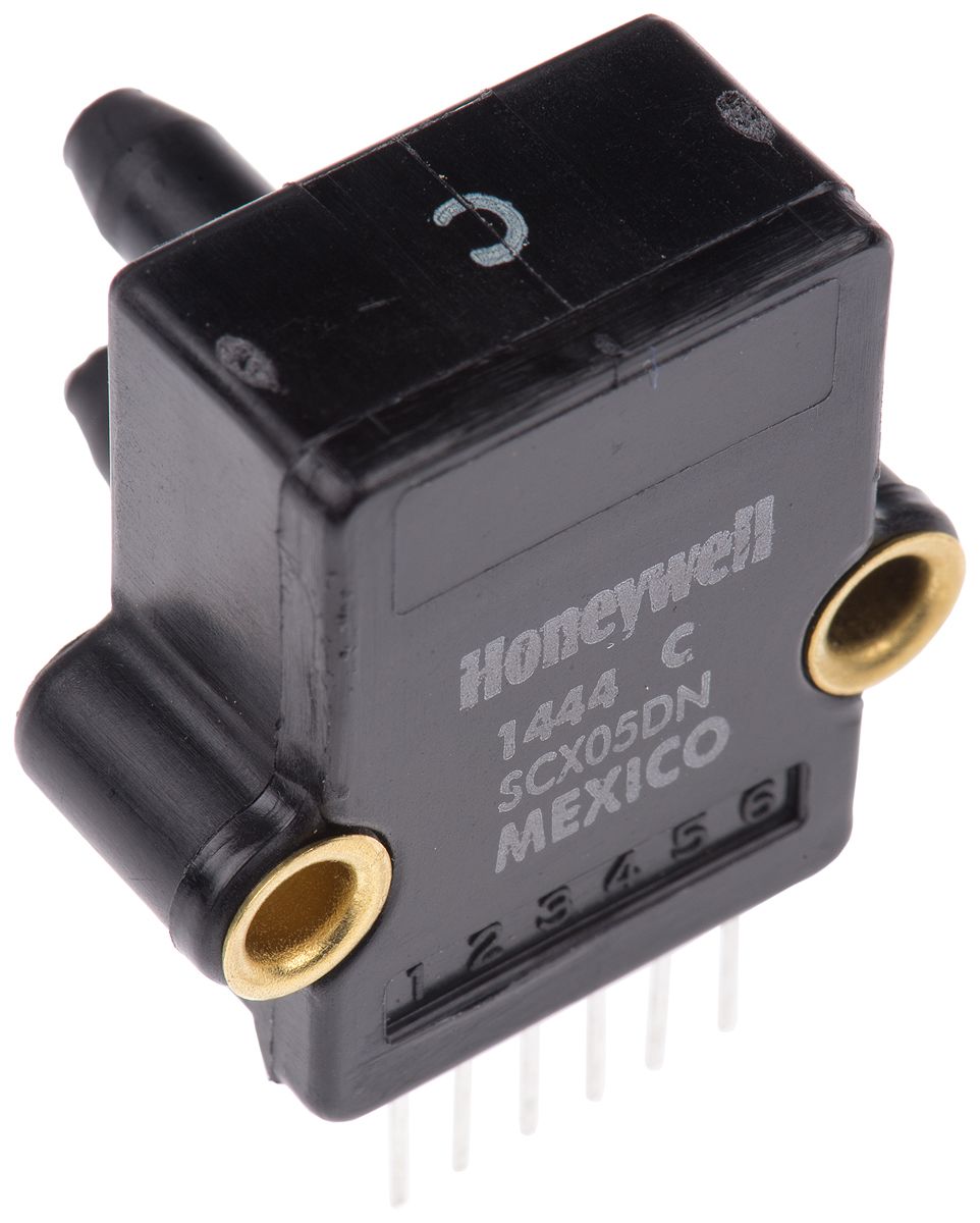 SCX05DN Honeywell Gauge Pressure Sensor, 0psi Min, 5psi Max, Wheatstone Bridge Output