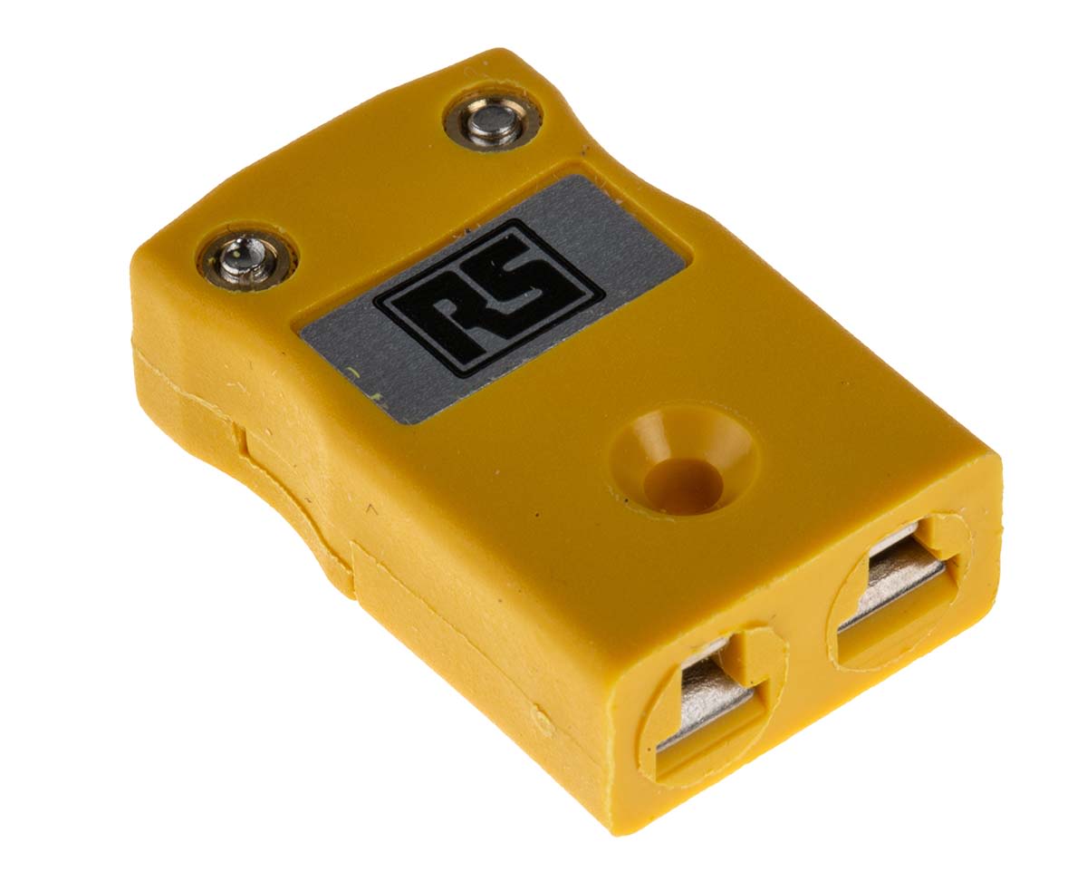 RS PRO InLine Thermocouple Connector for Use with Type K Thermocouple, Miniature, BS Standard RS