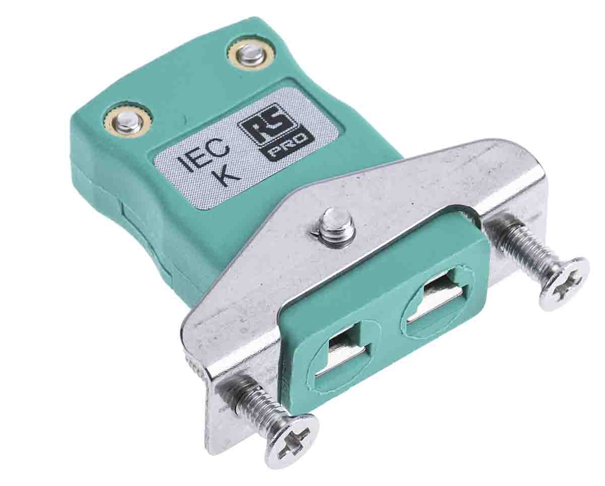 RS PRO Panel Mount Thermocouple Connector for Use with Type K