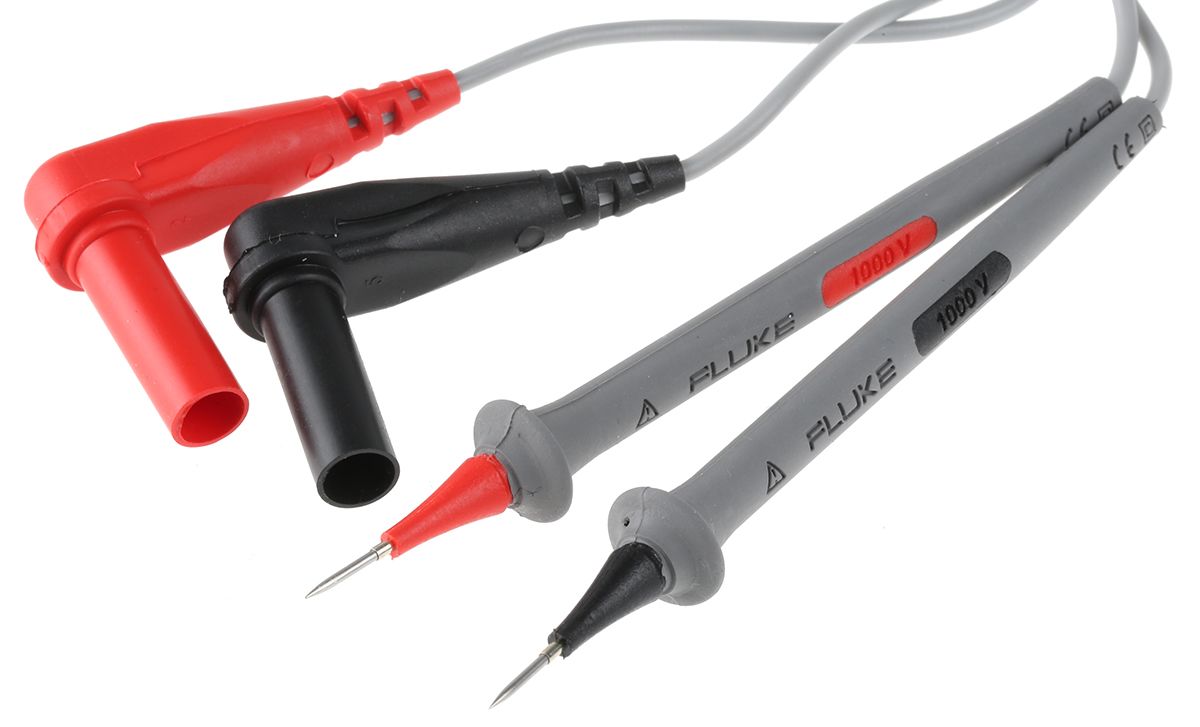 TL910 Fluke Electronic Test Lead Kit, Spring Loaded Pin, 1m, CAT III