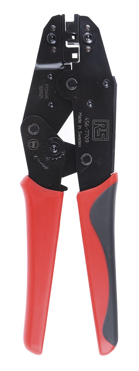 RS PRO Ratcheting Hand Crimping Tool for Flag Terminal