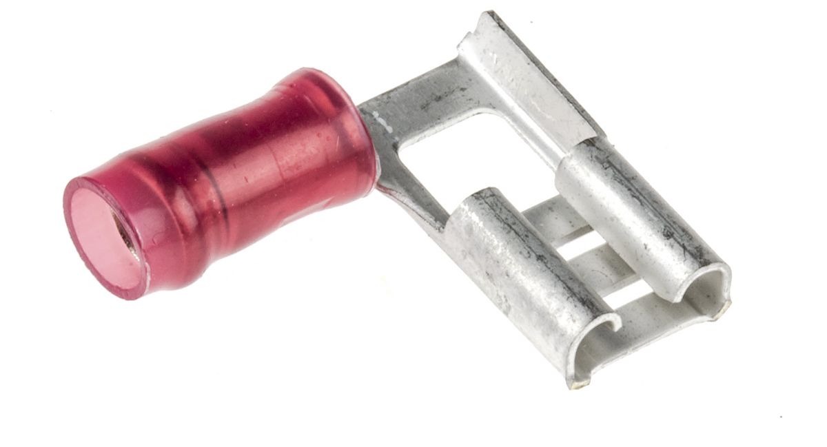 1566671 TE Connectivity PIDG FASTON .250 Red Insulated Female Spade
