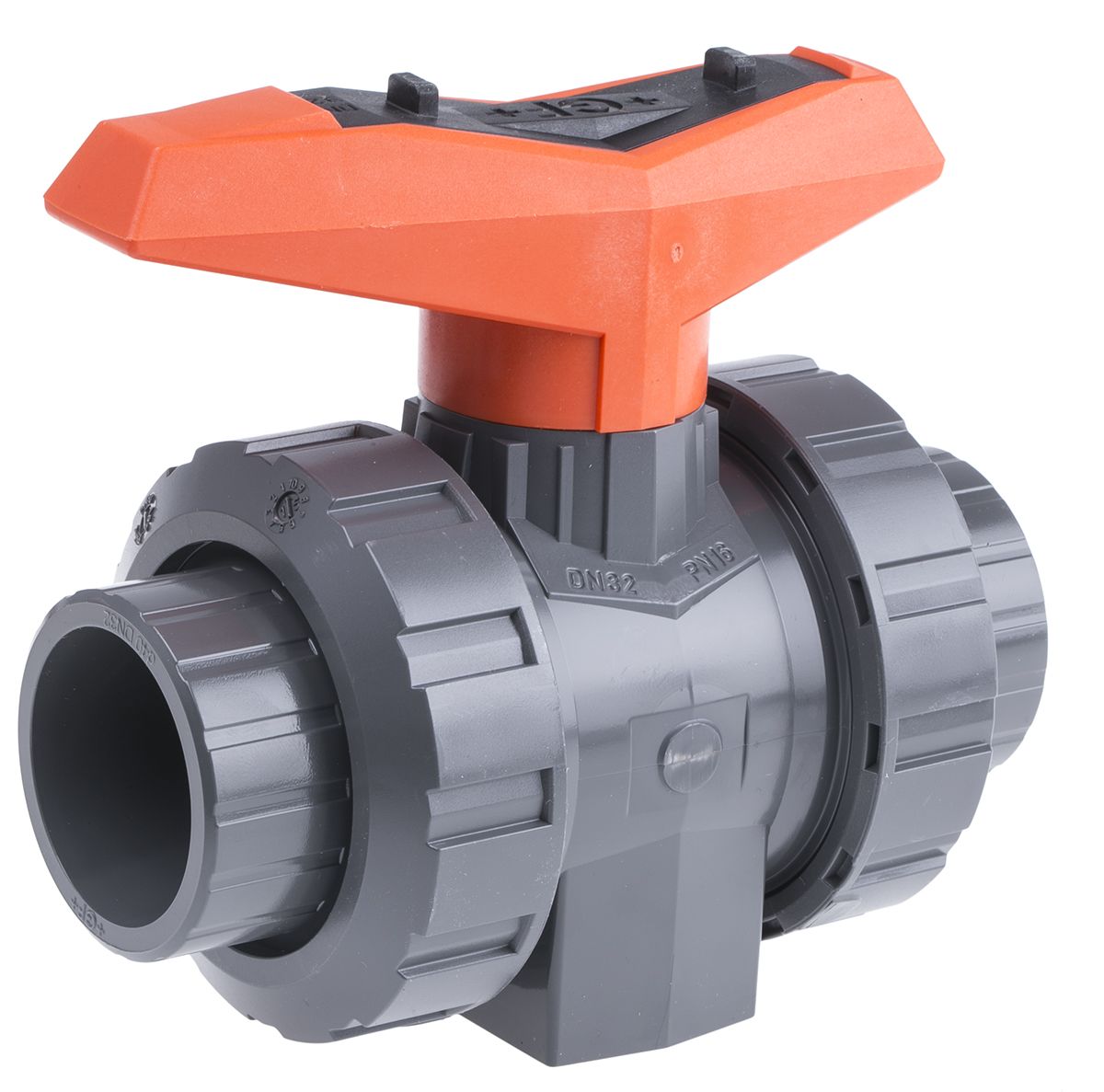 161546005 | Georg Fischer Plastic 2 Way, High Pressure Ball Valve, BSP ...