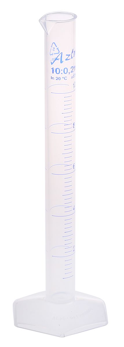 RS PRO PP Graduated Cylinder, 10ml
