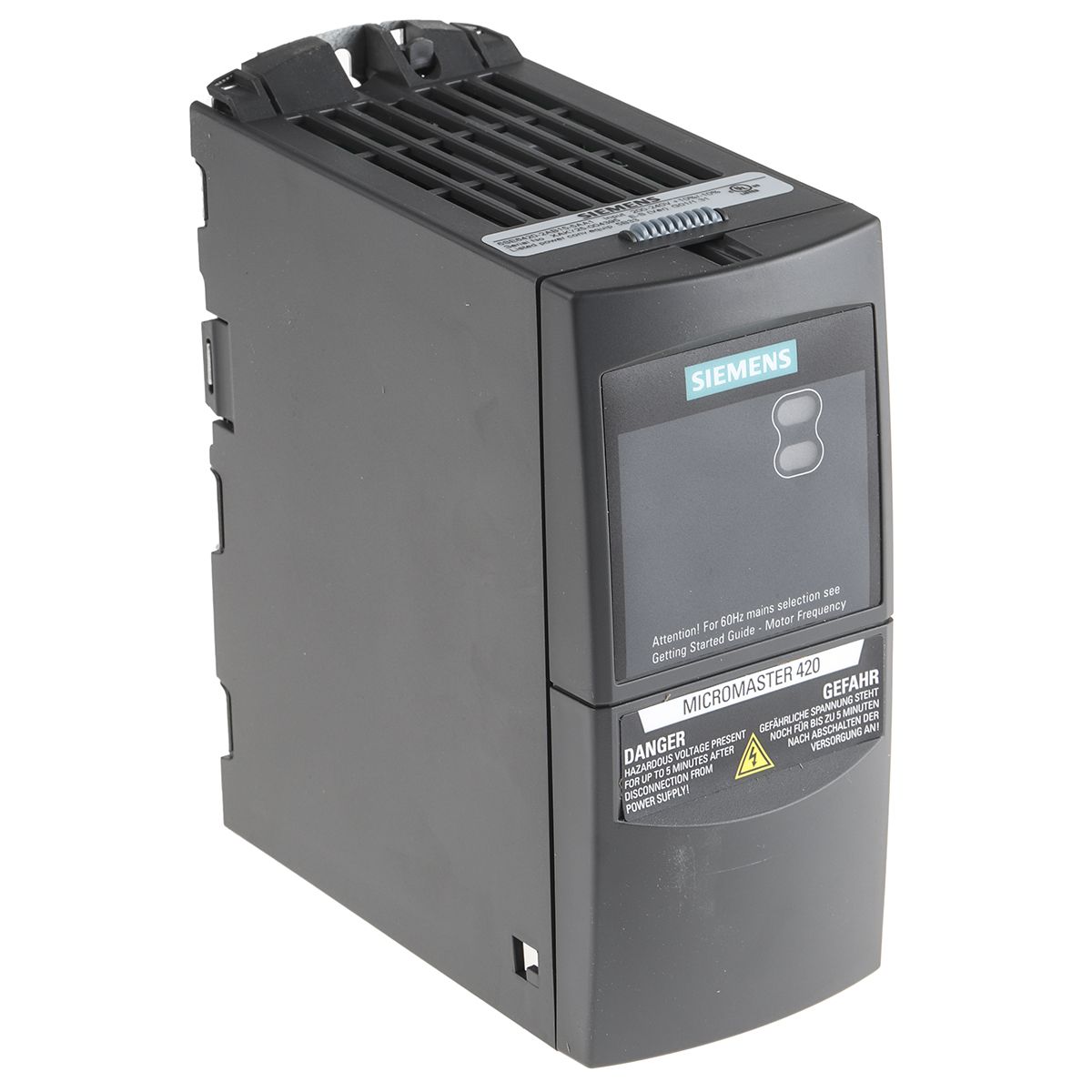 6SE6420-2AB15-5AA1 | Variateur de fréquence Siemens MICROMASTER 420, 0,55 kW 230 V c.a. 1 phase ...