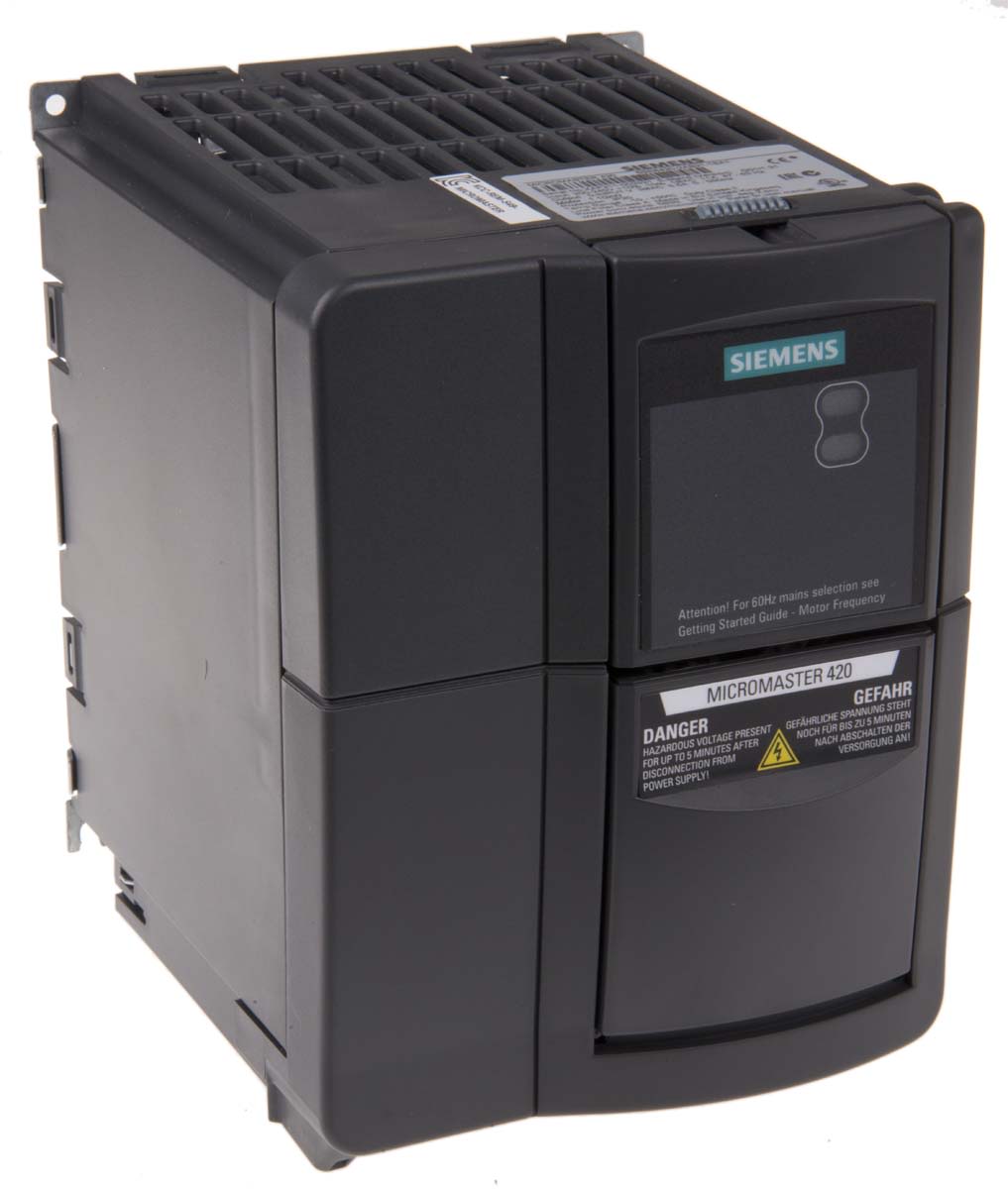6SE6420-2AB21-1BA1 | Siemens MICROMASTER 420, 1-Phasen Frequenzumrichter mit Filter 1,1 kW, 230 ...