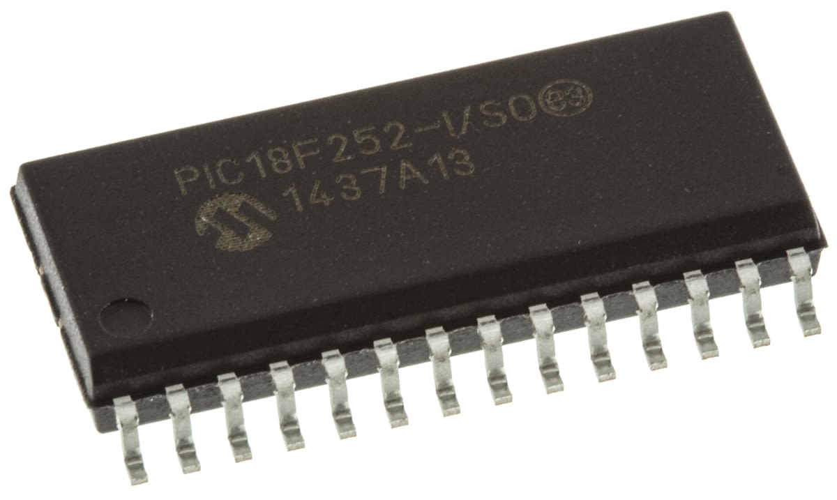 Microchip PIC18F252-I/SO, 8bit PIC Microcontroller, PIC18F, 40MHz, 32 ...