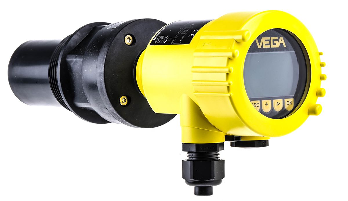 Vega VEGASON 62 Series Ultrasonic Level Probe, Plastic Body