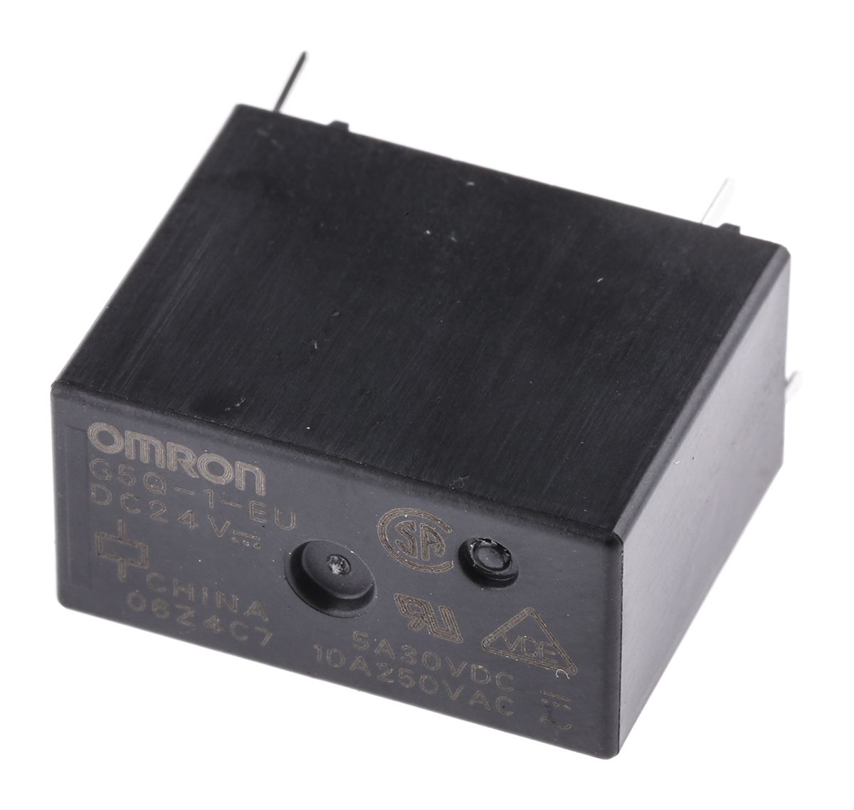 G Q Eu Dc Omron Pcb Mount Power Relay V Dc Coil A Switching