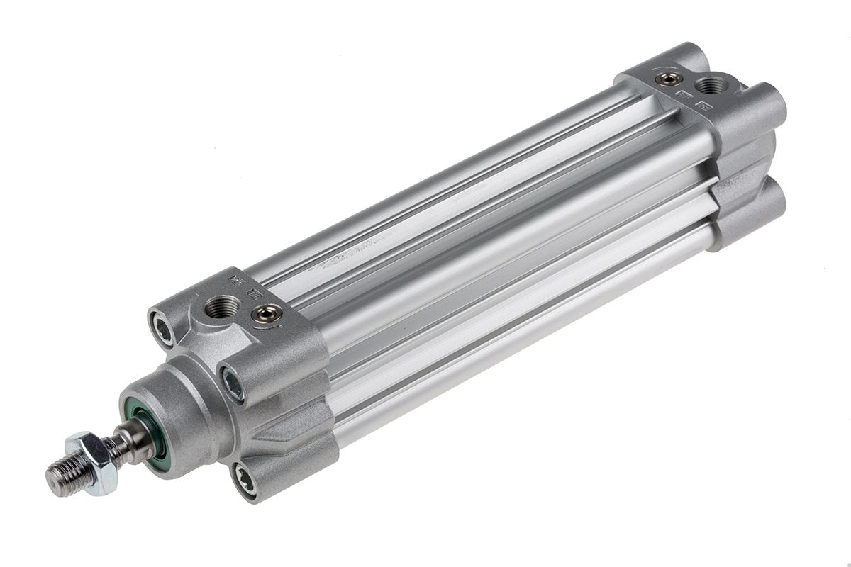 RS PRO Pneumatic Piston Rod Cylinder 32mm Bore, 100mm Stroke, CDEM Series, Double Acting RS