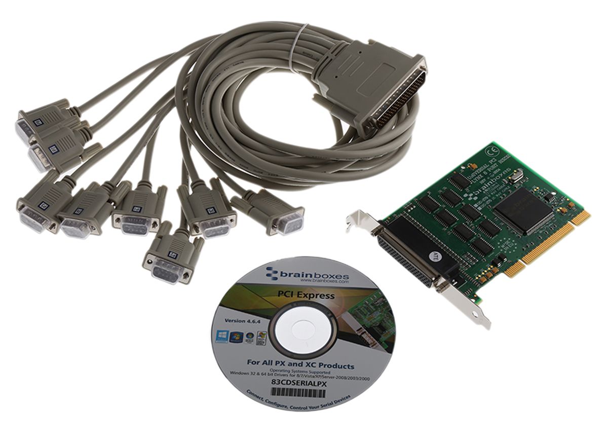 UC279 Brainboxes 8 Port PCI RS232 Serial Card RS