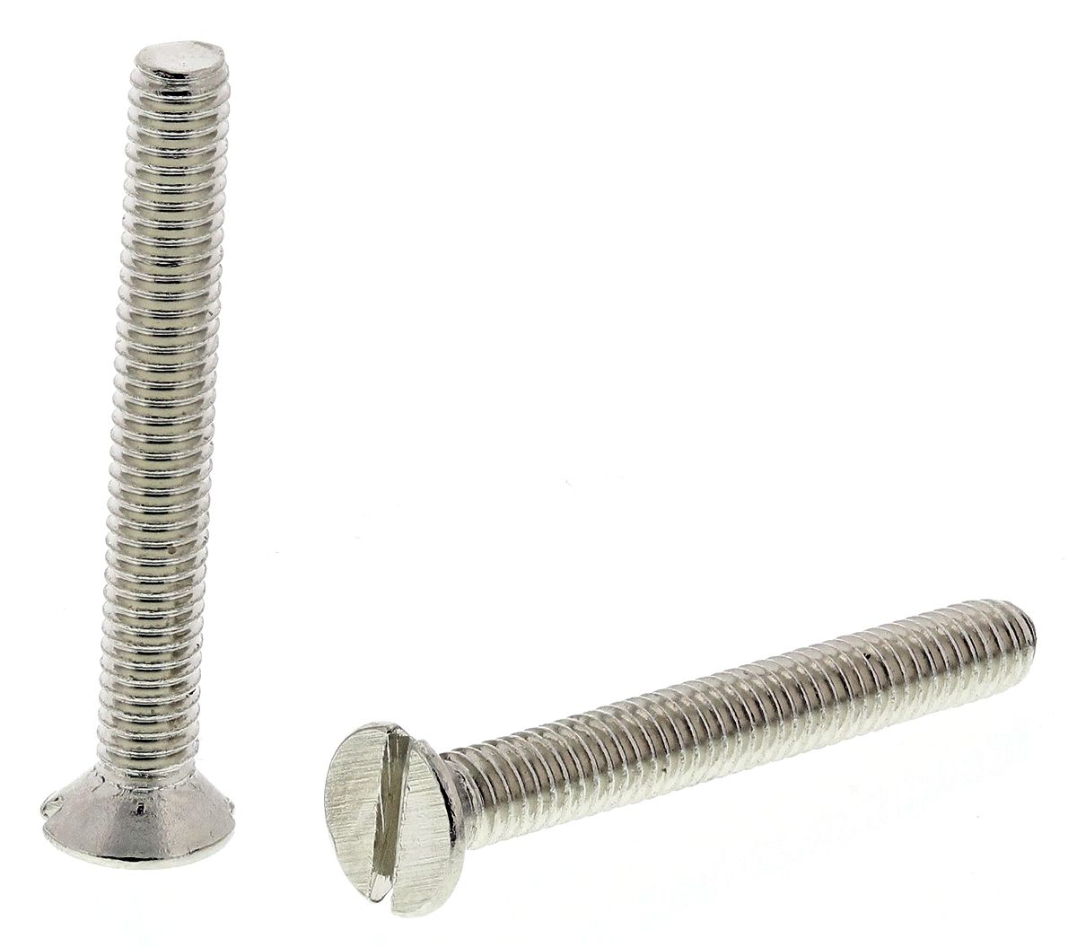 RS PRO Slot Countersunk Brass Machine Screws DIN 963, M2.5x20mm RS