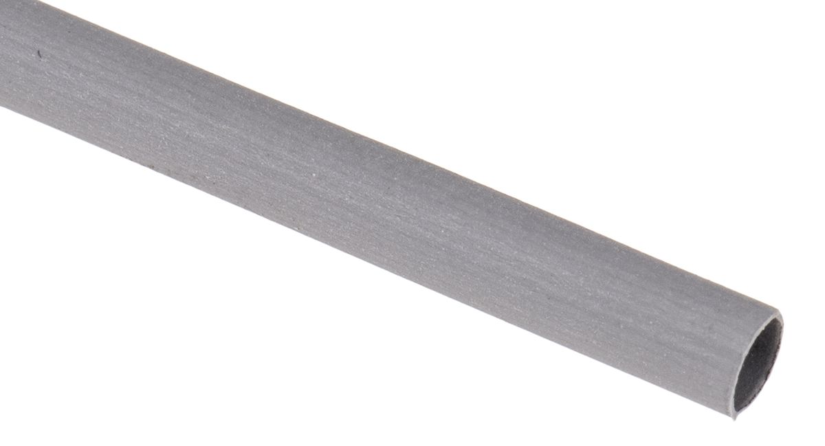 RS PRO Heat Shrink Tubing, Grey 2.4mm Sleeve Dia. x 1.2m Length 21