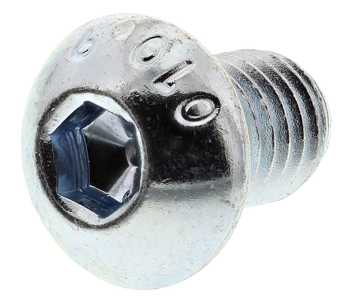 Rs Pro Bright Zinc Plated Steel Hex Socket Button Screw Iso 7380 M8 X 12mm Rs 3514