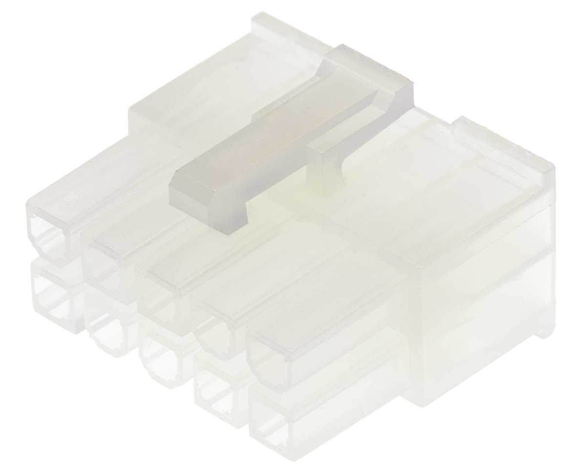Molex Mini-Fit Jr Steckverbindergehäuse Female 4.2mm, 10-polig / 2-reihig Gerade, Kabelmontage für Mini-Fit Jr. Buchse