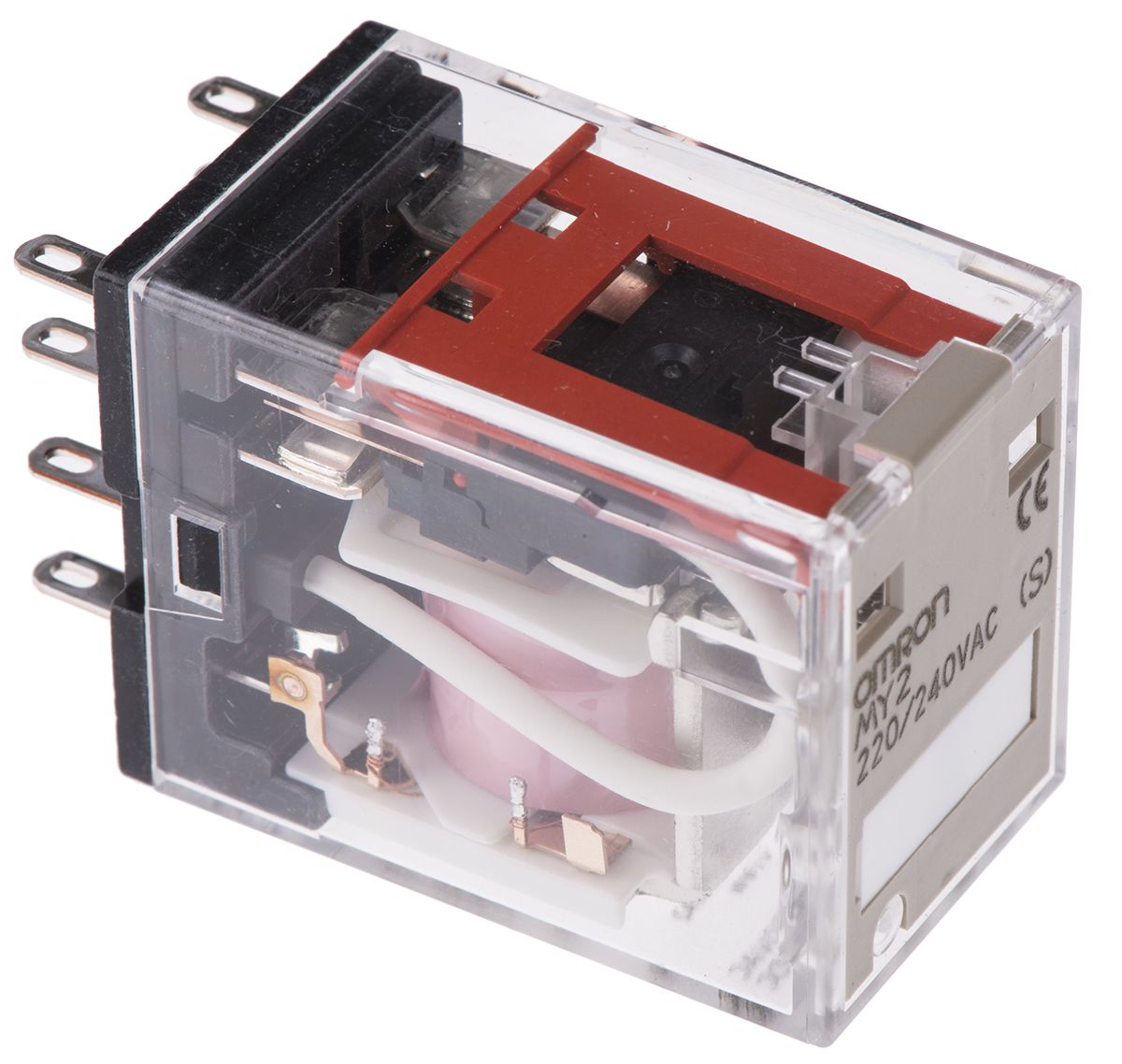 MY2-GS 220/240VAC | Omron Plug In Power Relay, 220 → 240V Ac Coil, 5A