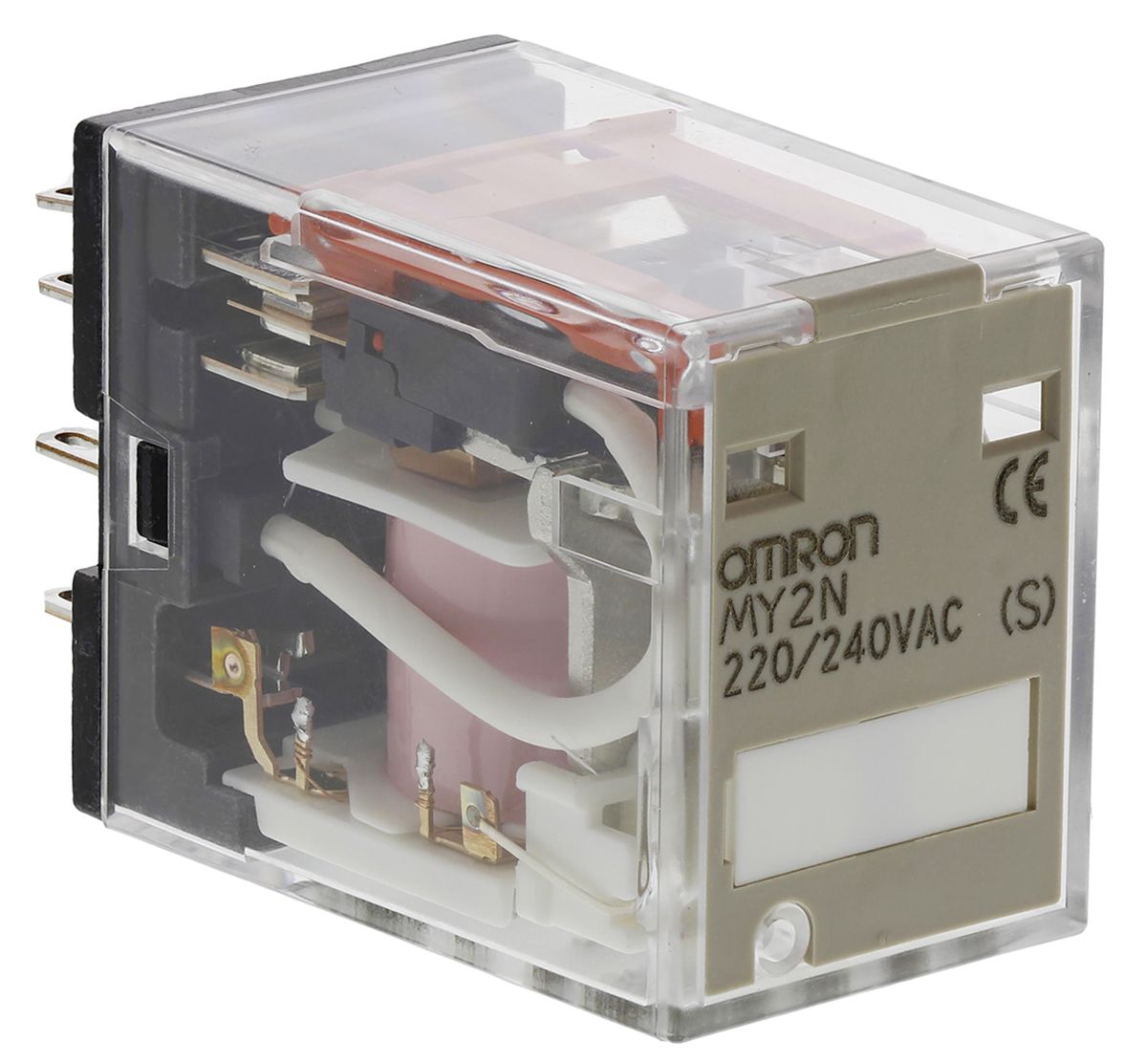 MY2N AC220/240(S) Omron Plug In Power Relay, 240V ac Coil, 10A