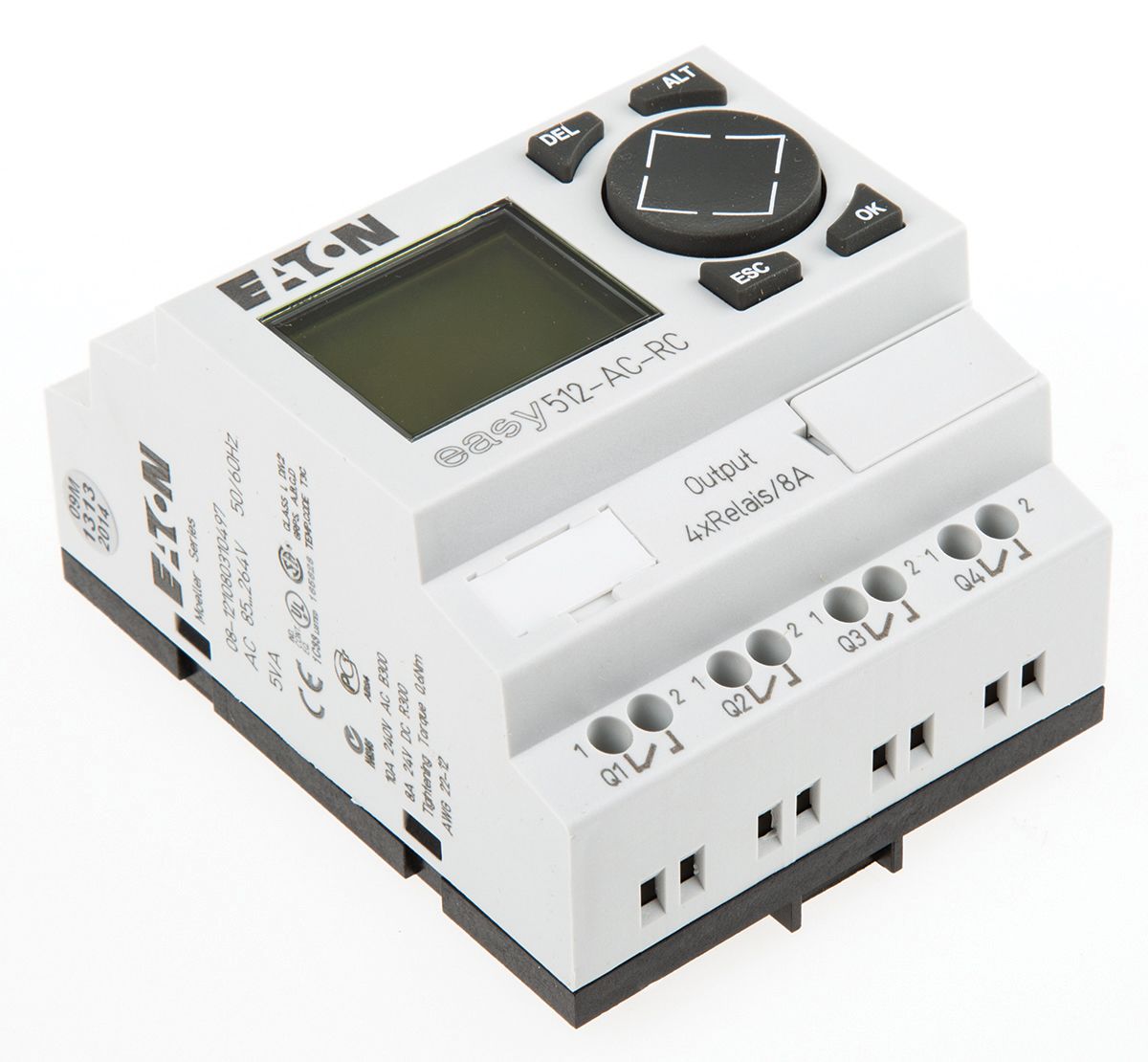 EASY512ACRC Eaton EASY Logic Module, 100 → 240 V ac Relay, 8 x