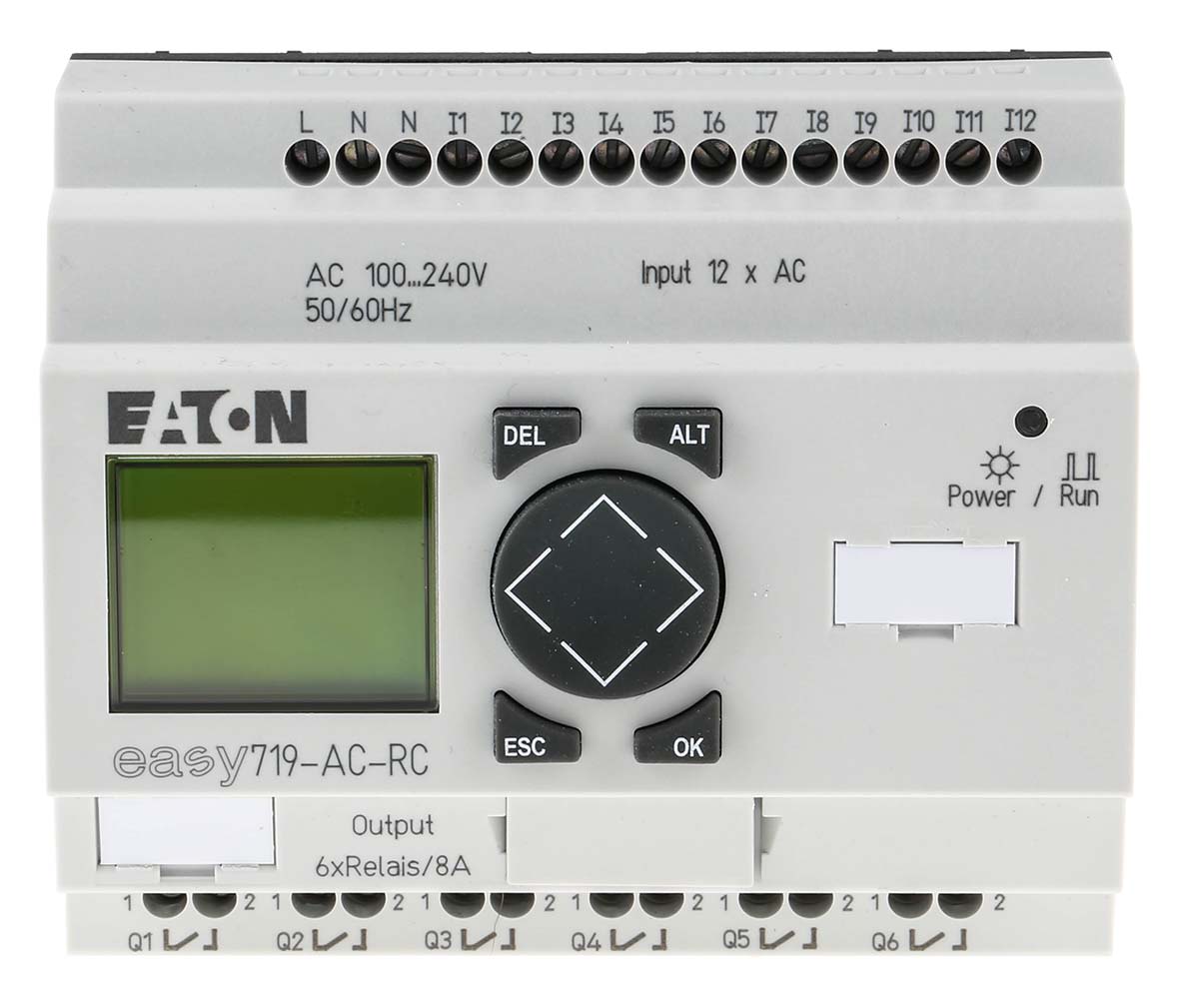 EASY719-AC-RC | Eaton EASY Logic Module, 100 → 240 V Ac Relay, 12 X ...