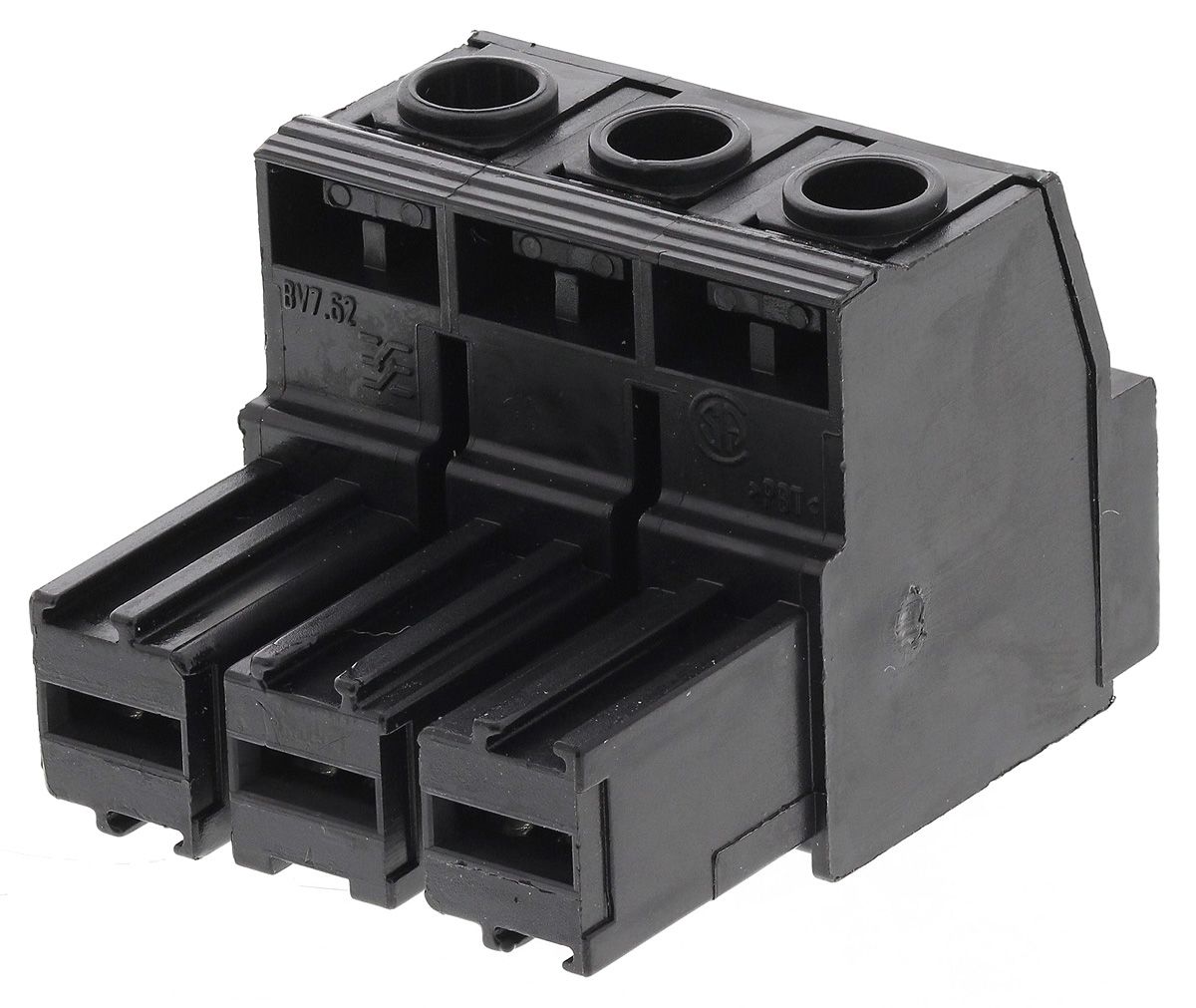 1821530000 Weidmuller 3Way NonFused Terminal Block, 5A, Screw Down