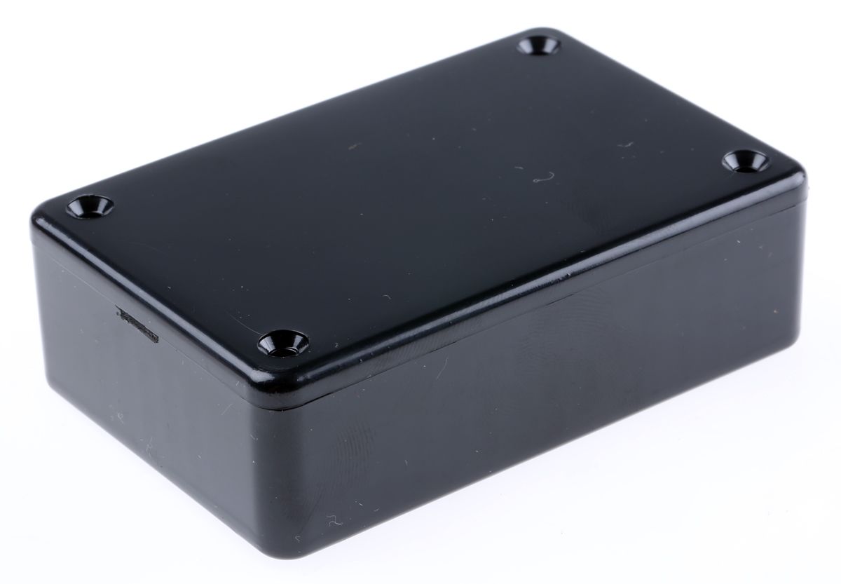 1591MBK | Hammond 1591 Series Black Flame Retardant ABS Enclosure, IP54 ...