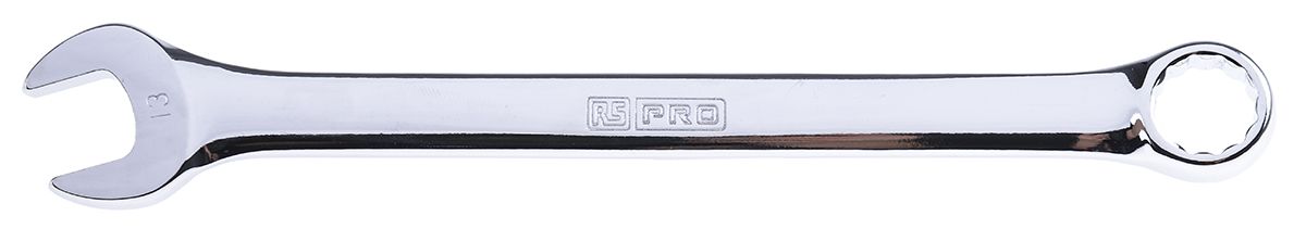 RS PRO Chrome Combination Spanner, 13 mm