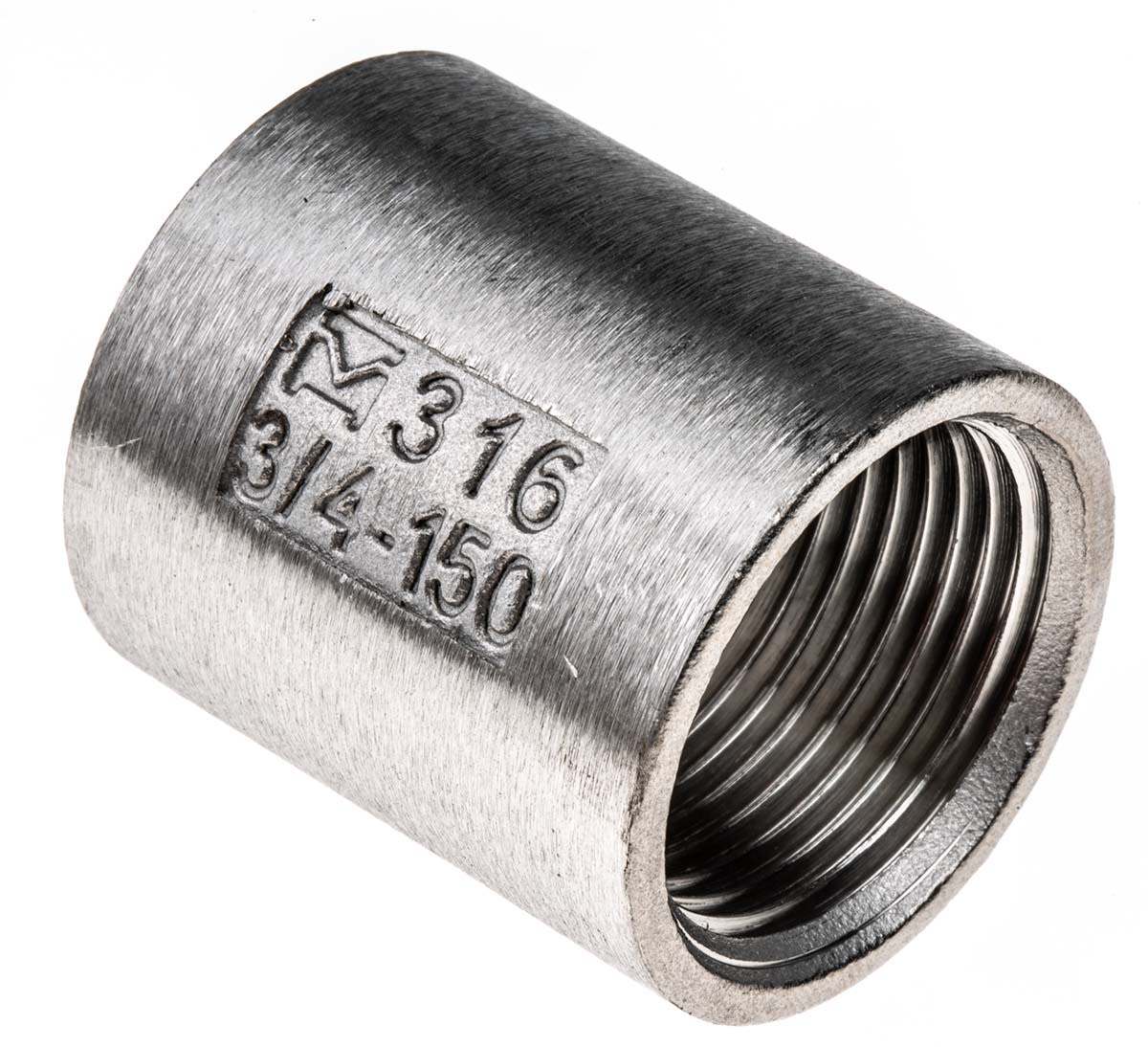 RS PRO Stainless Steel Pipe Fitting Socket, Female G 3/4in x Female G 3/4in