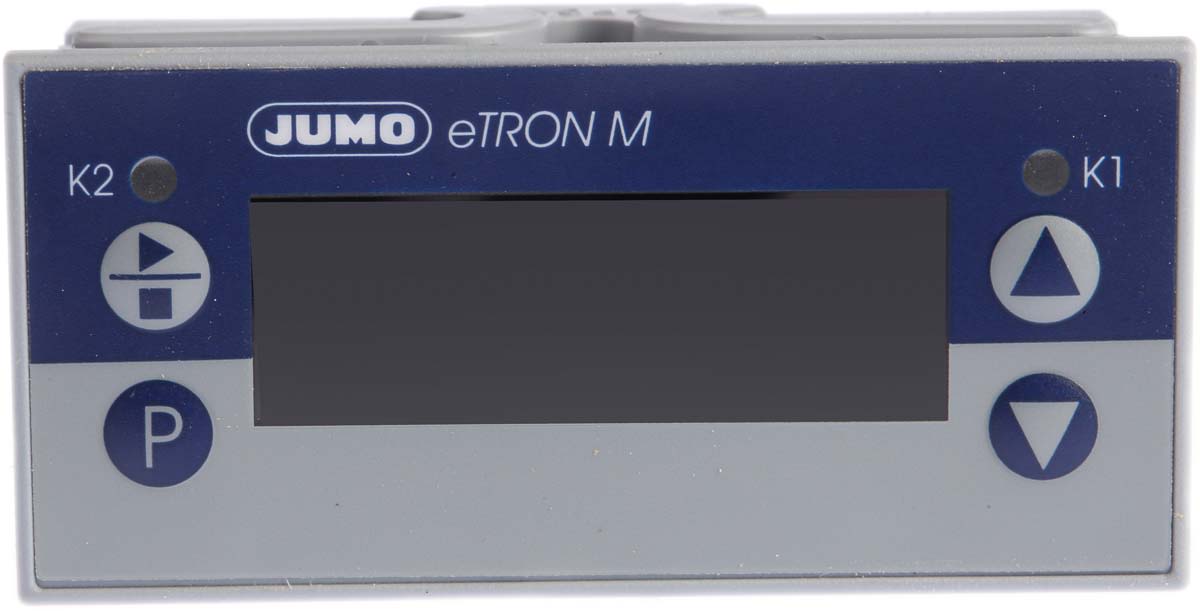 Termostato Jumo serie eTRON, 230 V ac Termopar de tipo K, 2 salidas 2 relés