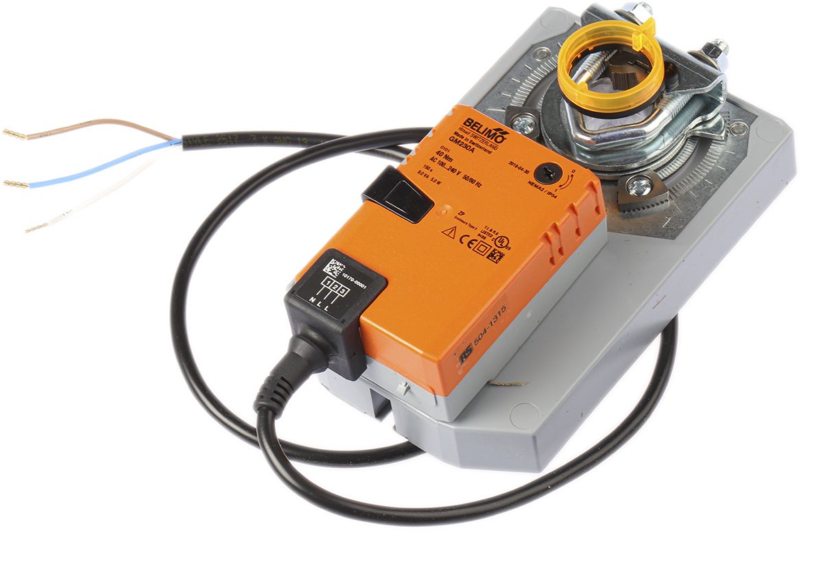 GM230A Open/Close Damper Actuator, 40Nm, 230 V ac RS
