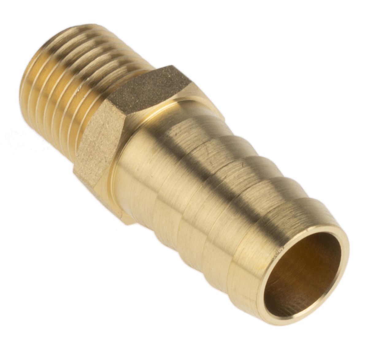 RS PRO Hose Connector Hose Tail Adaptor, G 1/4in 1/2in ID