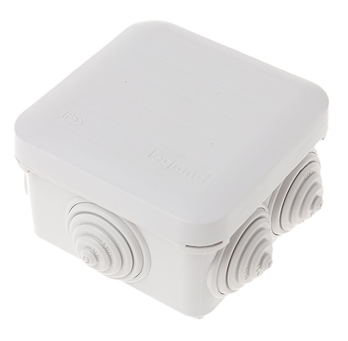 0 922 05 | Legrand Plexo Series Grey Plastic Junction Box, IP55, 65 x ...