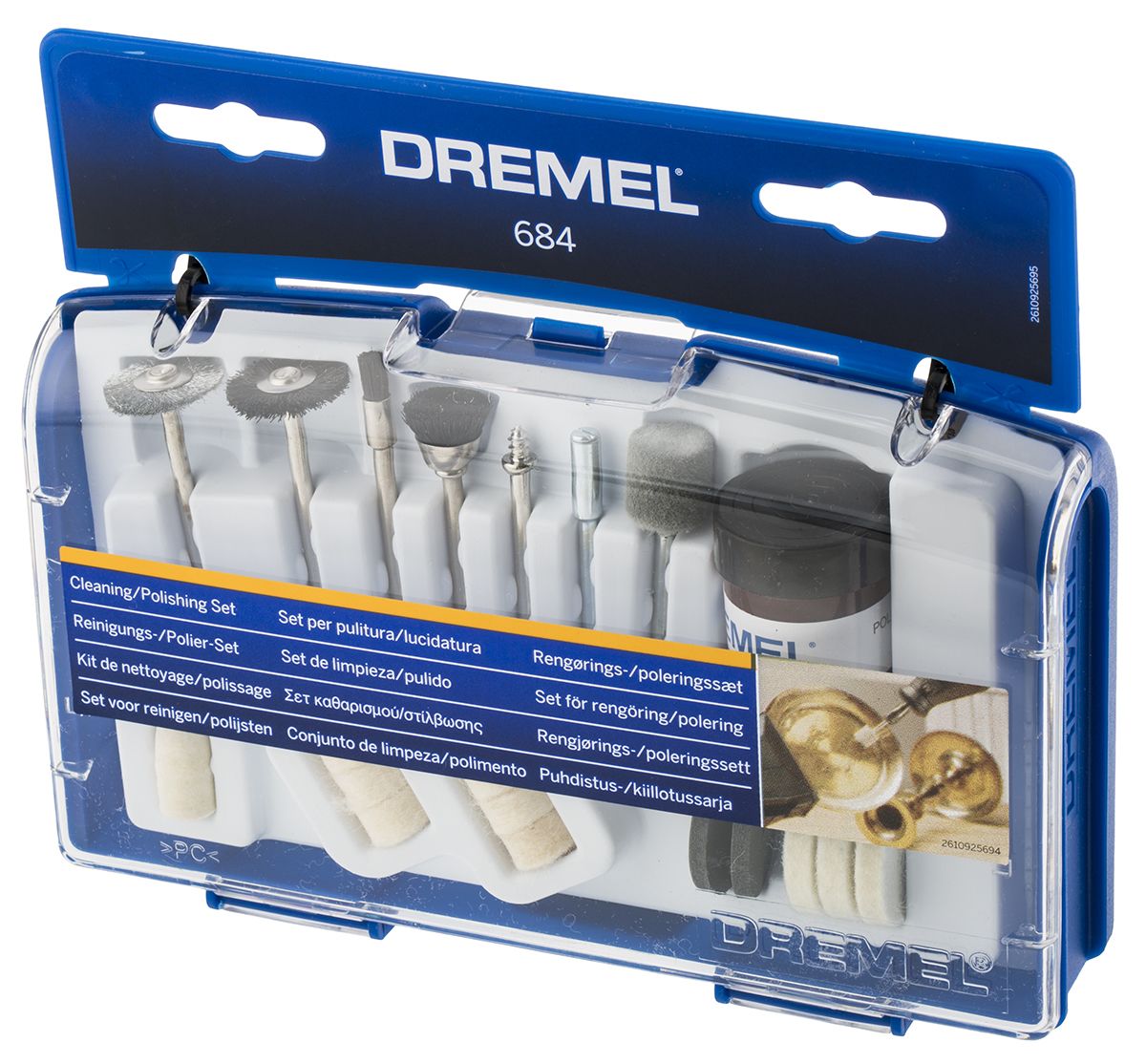 Dremel 20 piece Cleaning and Polishing Set, for use with Dremel Tools