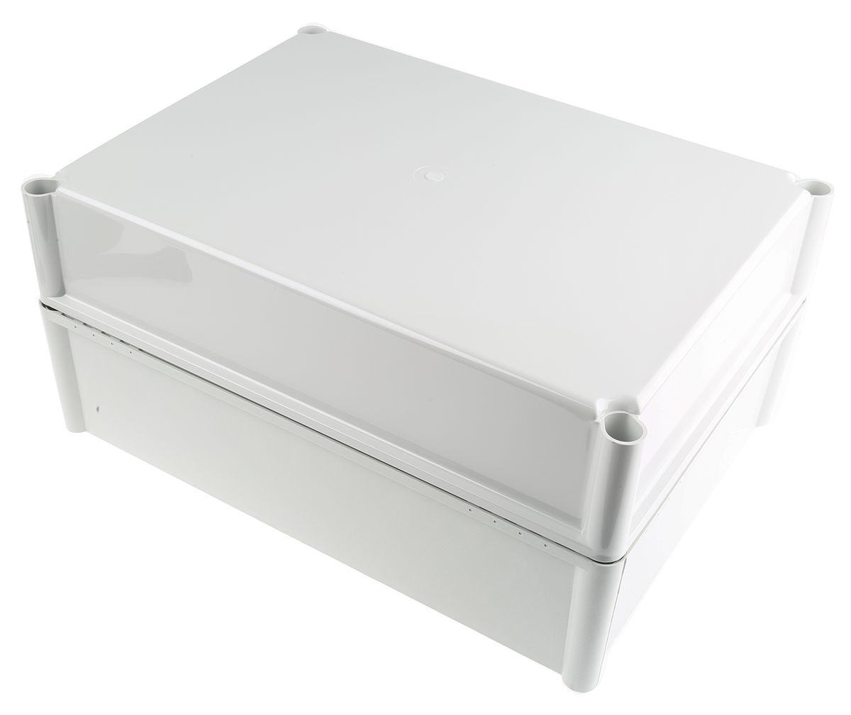 Fibox SOLID PC Series Grey Polycarbonate Enclosure, IP67, Grey Lid, 378 x 278 x 180mm