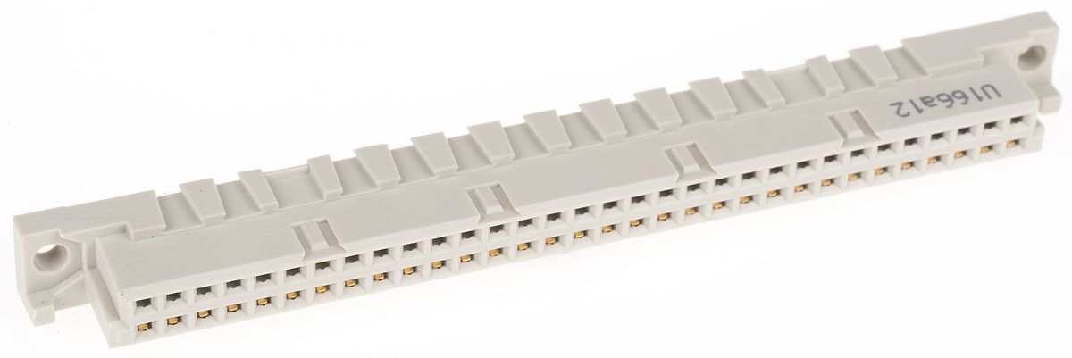 RS PRO 32 Way 2.54mm Pitch, Type B Class C3, 1 Row, Straight DIN 41612 Connector, Socket