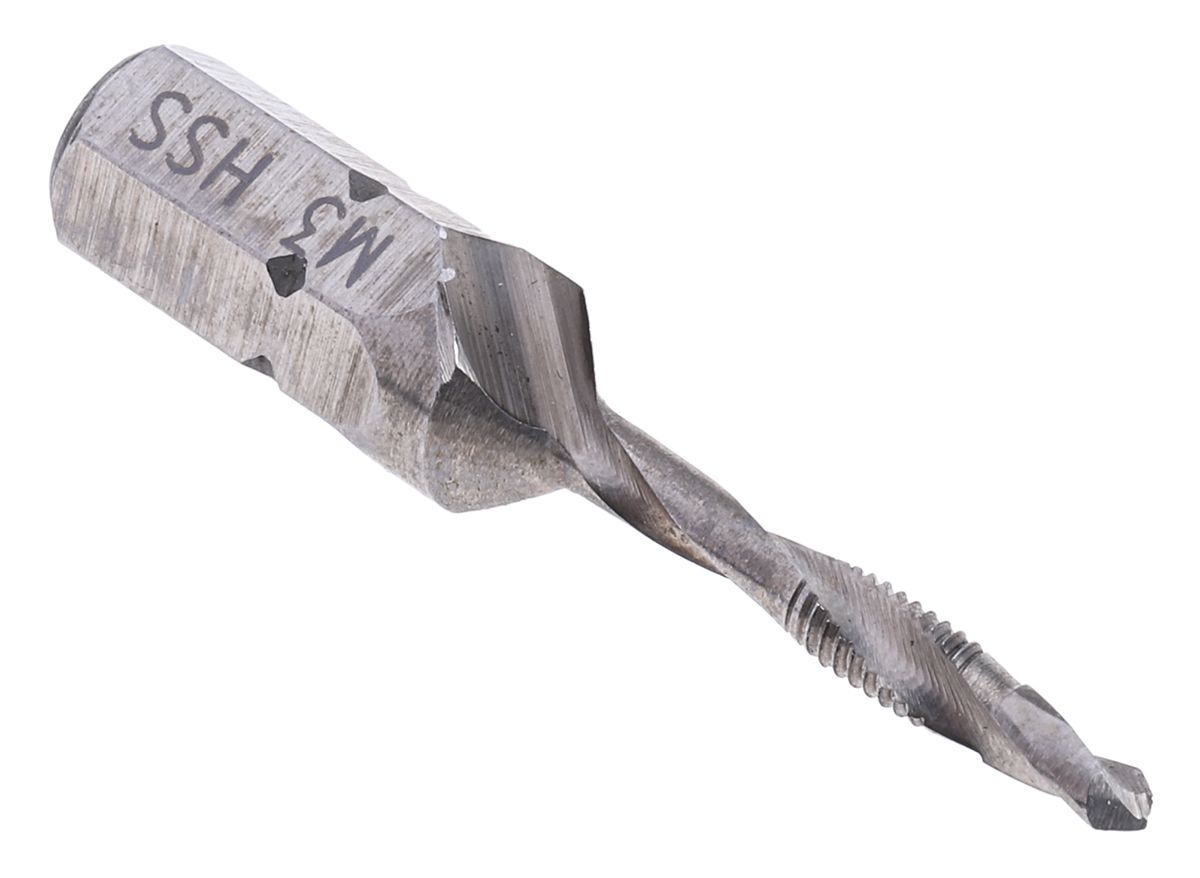 05901 EXACT HSS M3 Combination Threading Tap, 36 mm Length RS
