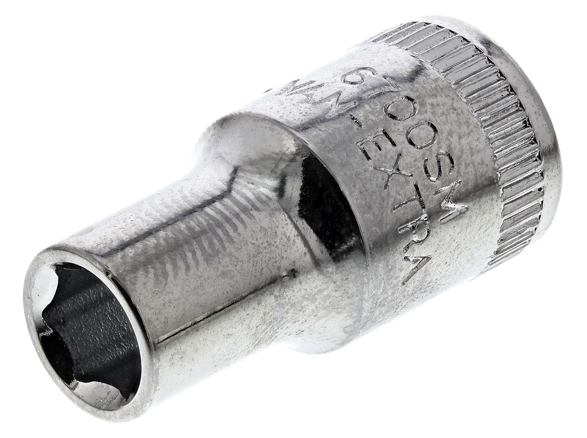 6700SM-5.5 | Bahco 5.5mm Hex Socket With 1/4 in Drive , Length 24.7 mm | RS