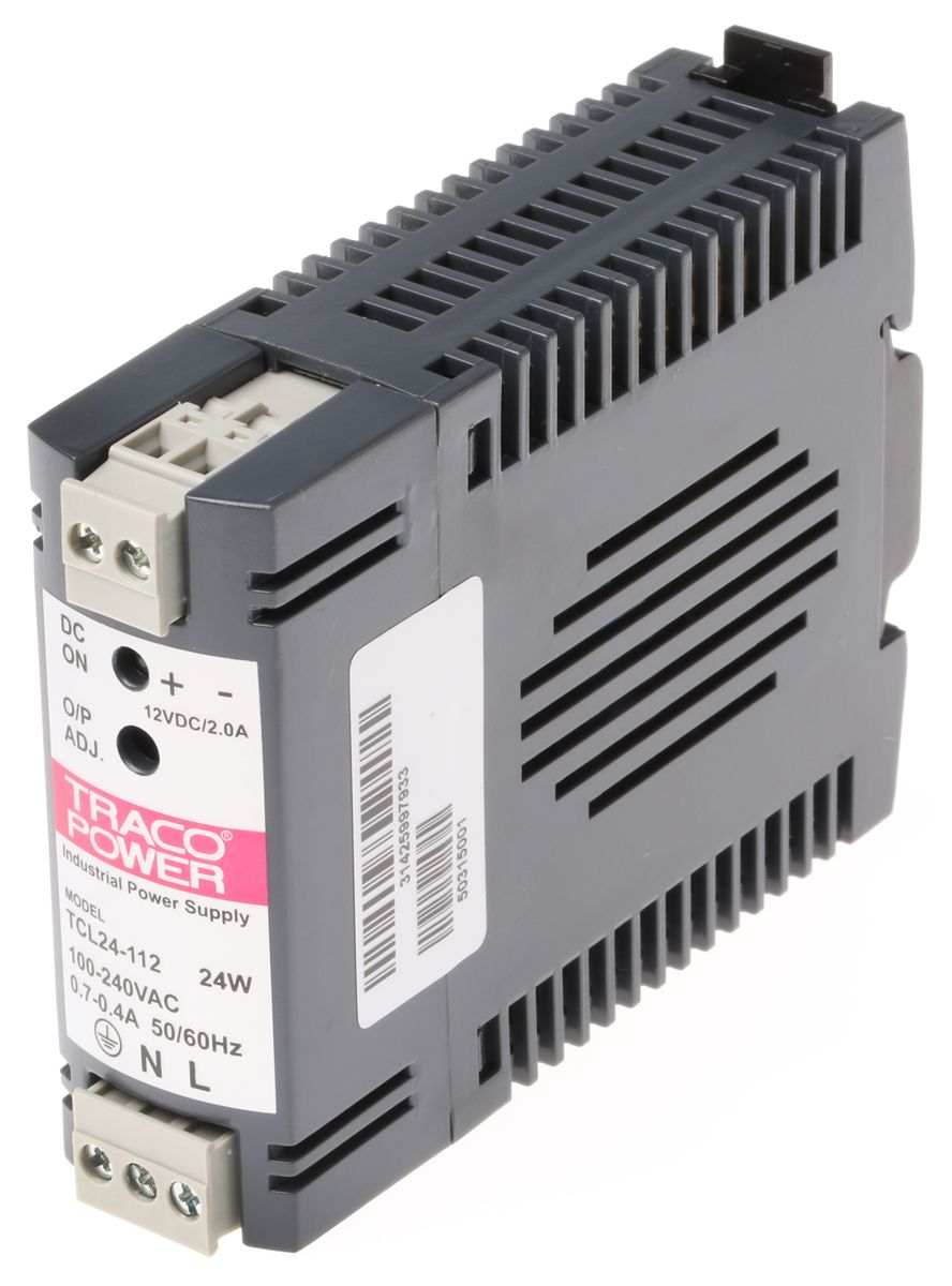 TCL 024-112 | TRACOPOWER TCL Switch Mode DIN Rail Power Supply 85 → ...