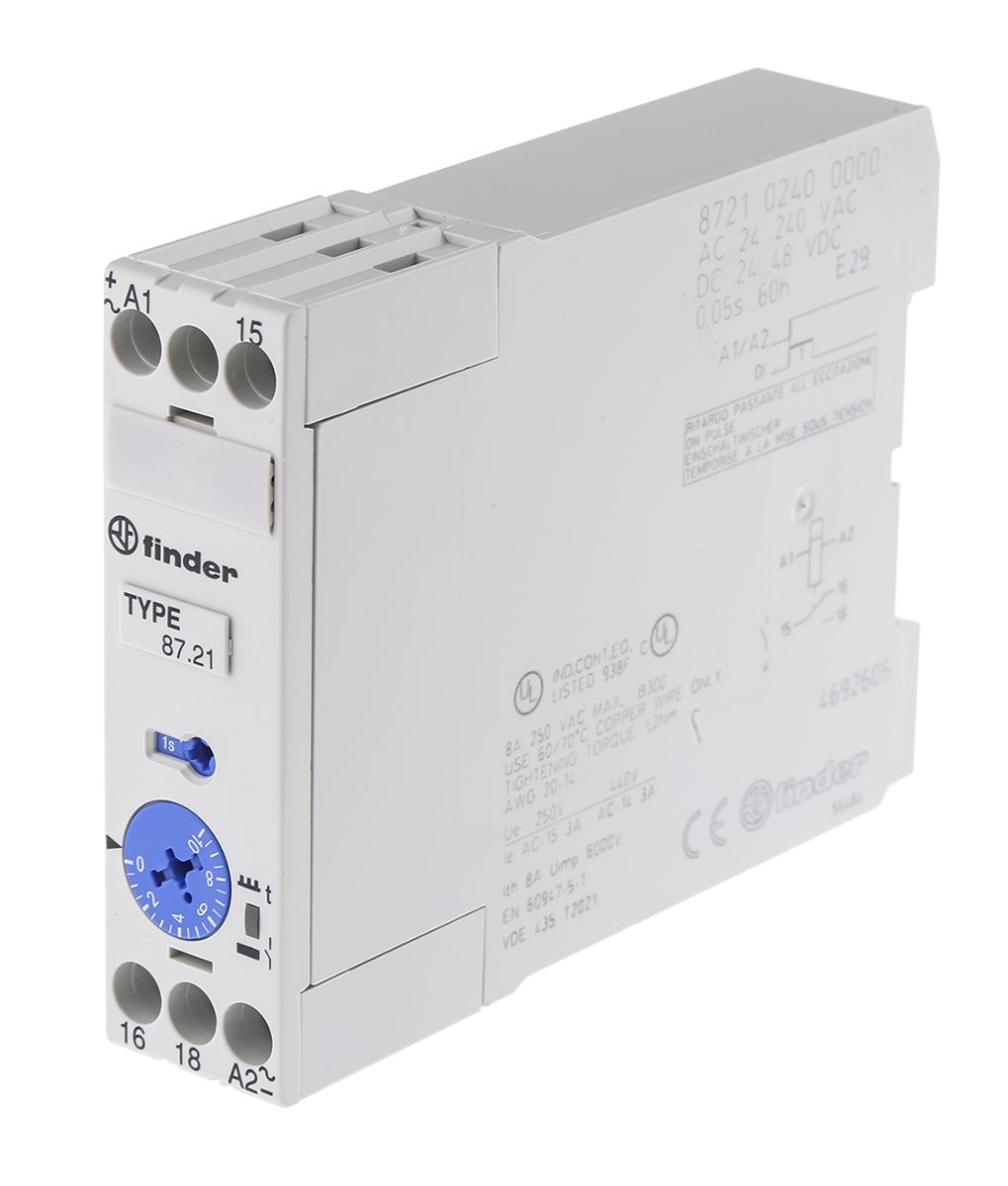 87-21-0-240-0000-finder-din-rail-single-function-time-delay-relay-24