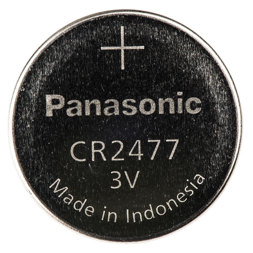 Panasonic CR2477, LiMnO2 Knopfzelle Ø 24.5mm, 3V / 1Ah