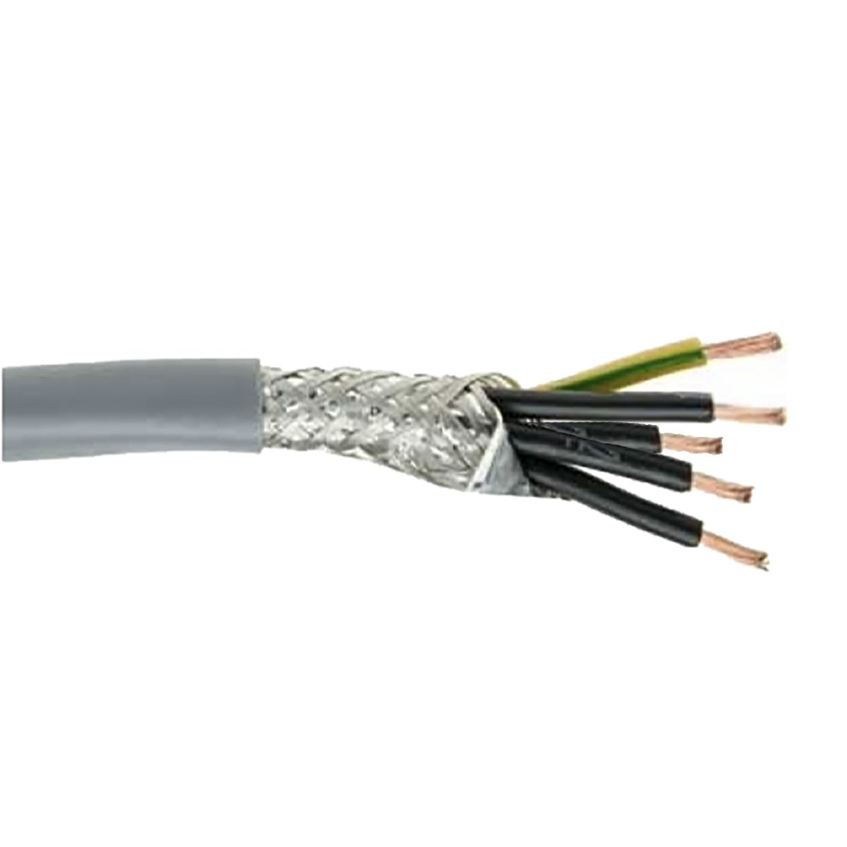 CYSD05.0150 Belden Belden CY Control Cable, 5 Cores, 1.5 mm², CY, Screened, 50m, Grey PVC