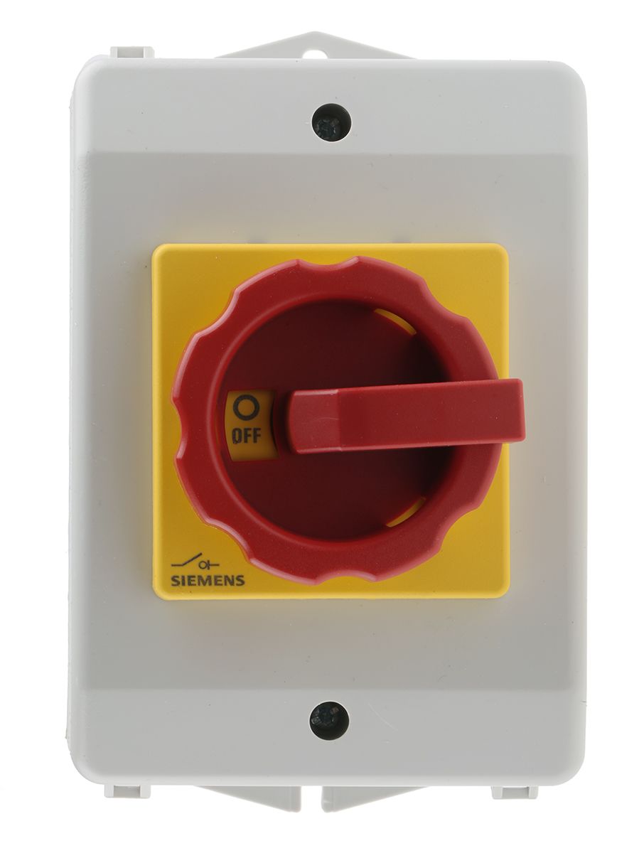 3LD20641GP53 Siemens 3P Pole Isolator Switch 16A Maximum Current